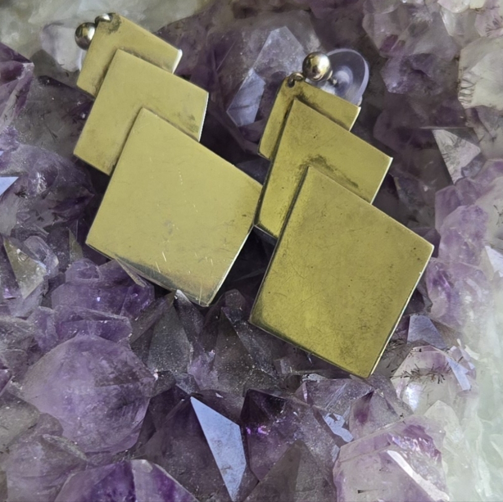Native American Sterling Silver Navajo Earrings